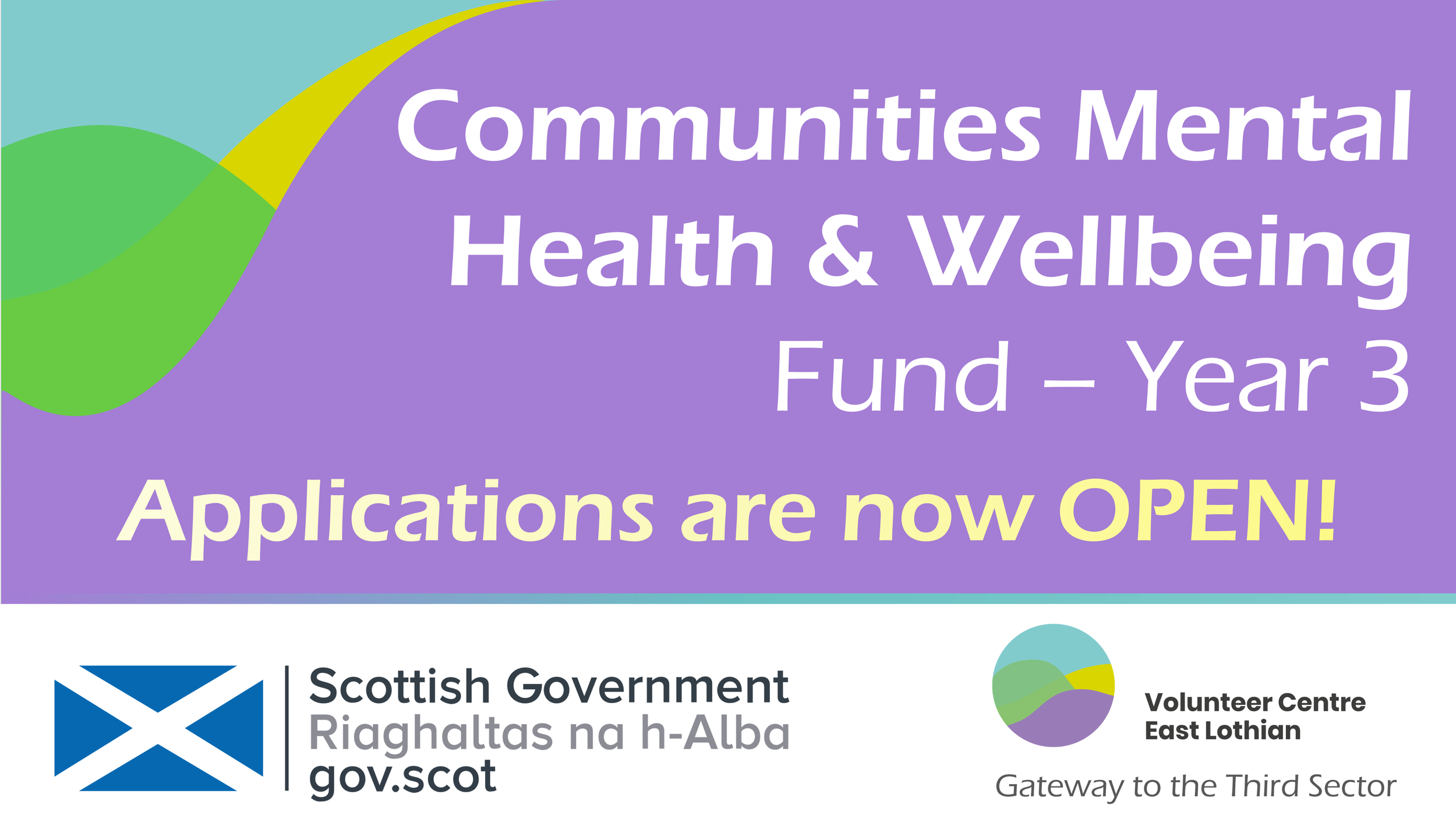 Communities Mental Health & Wellbeing Fund for Adults Year 3 – OPEN