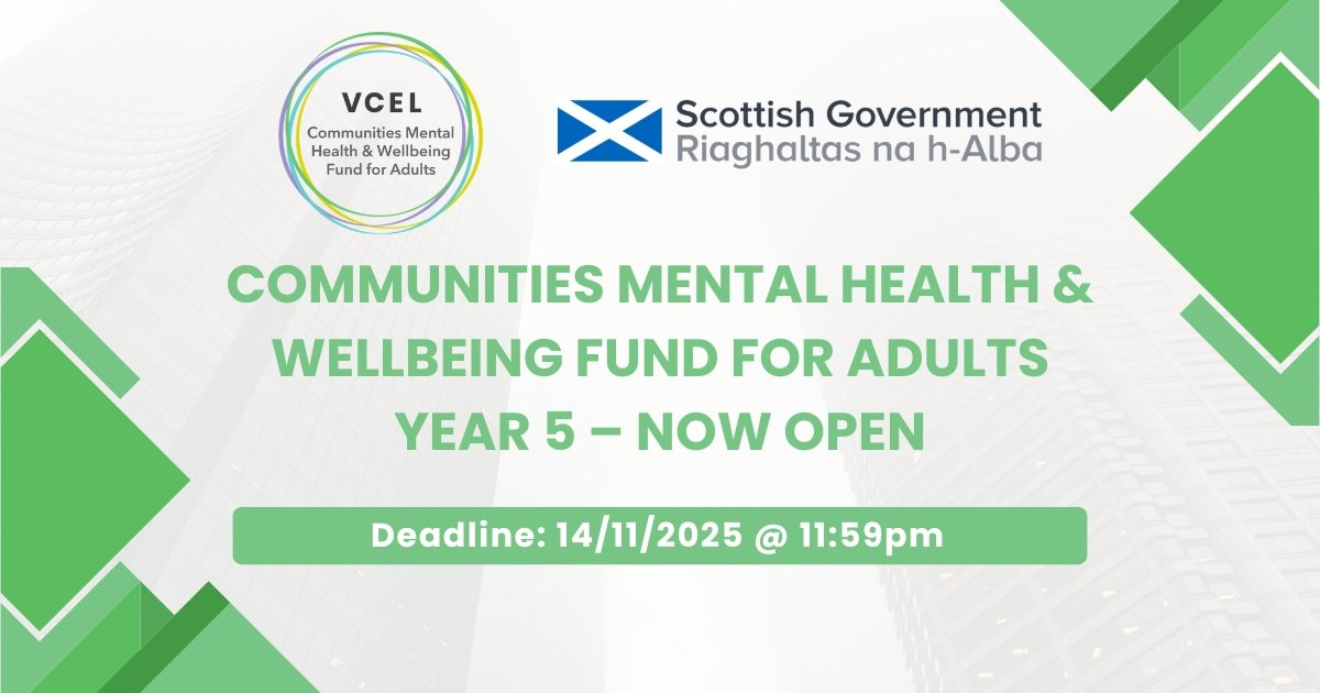 Communities Mental Health & Wellbeing Fund for Adults – Year 5 Now Open!